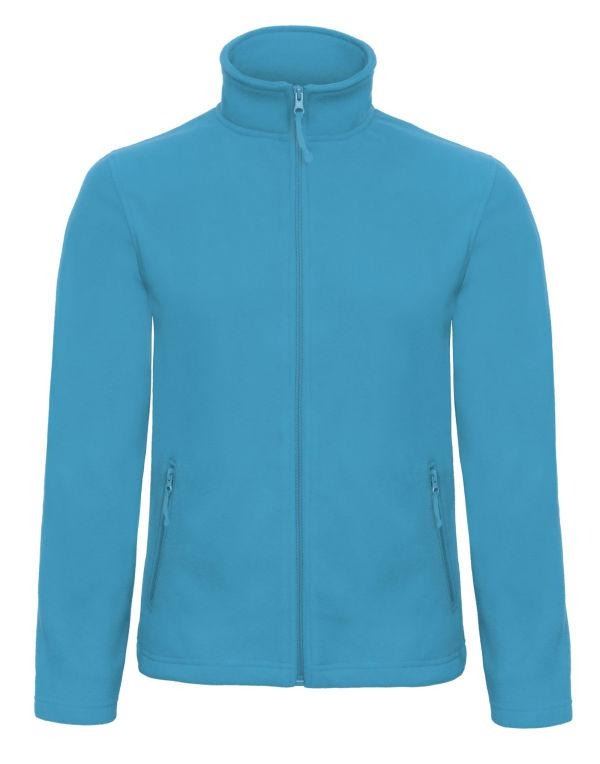 Mens Fleece Jacket Full Zip Casual Zipped Pocket Long Sleeves Open Hem Jacket - Picture 2 of 9