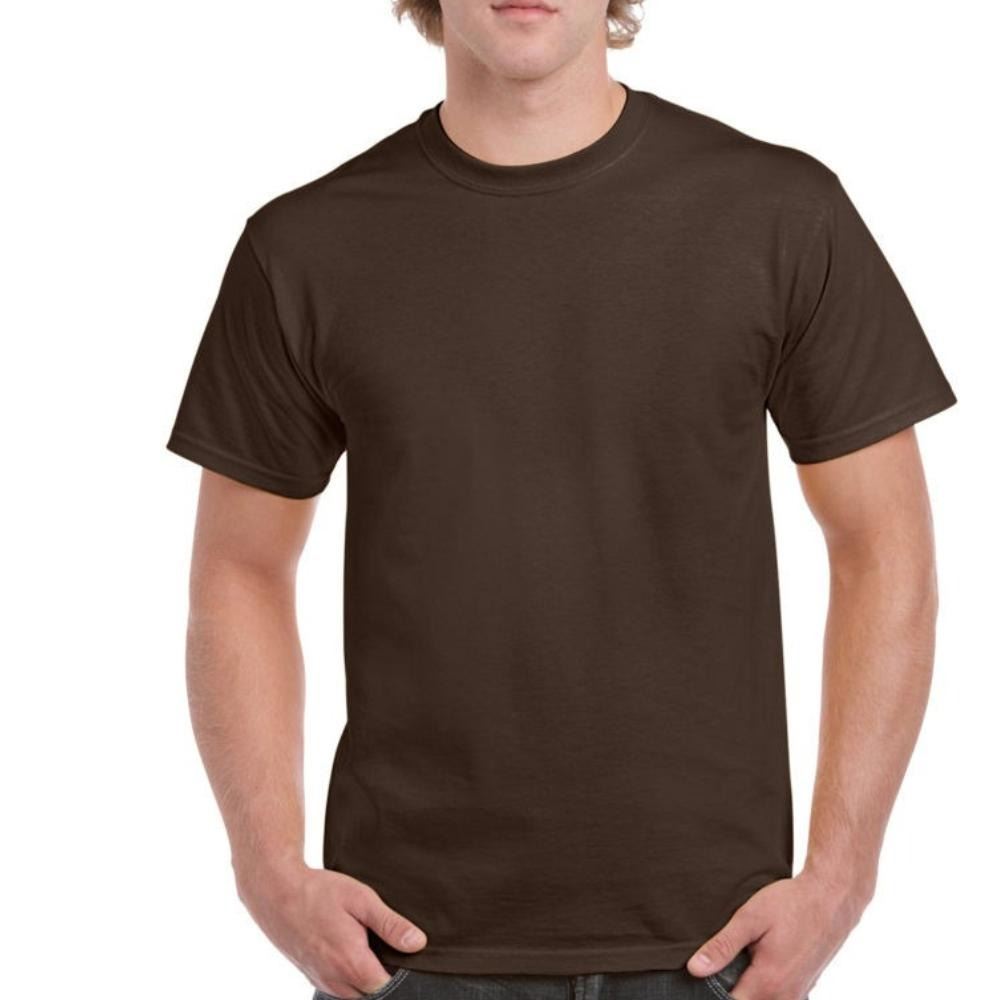 Mens Cotton T-Shirt Adult Soft Short Sleeves Round Neck Plain Casual Tee Top - Picture 5 of 52