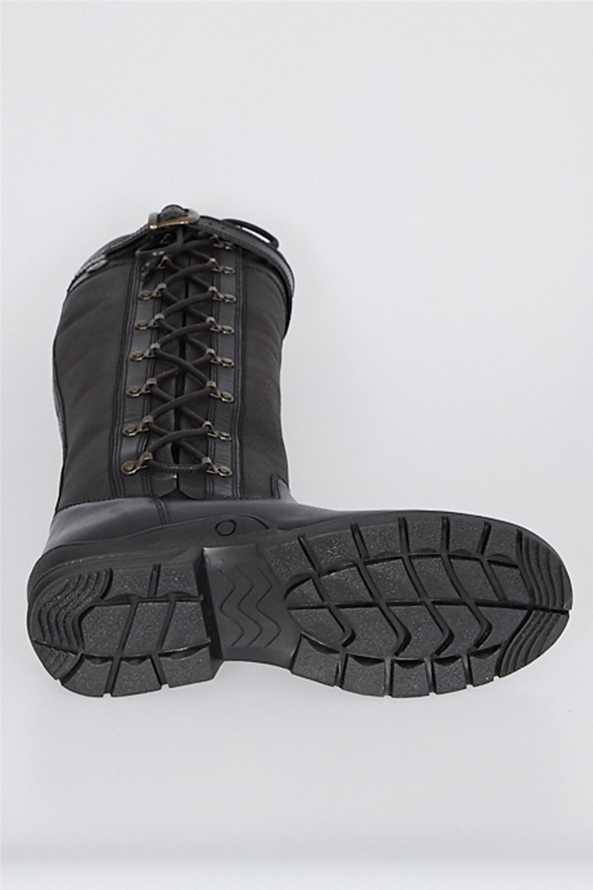 Bow & Arrow Kingston Women Long Boots Horse Riding Country Boots Ladies - Black - Picture 3 of 6