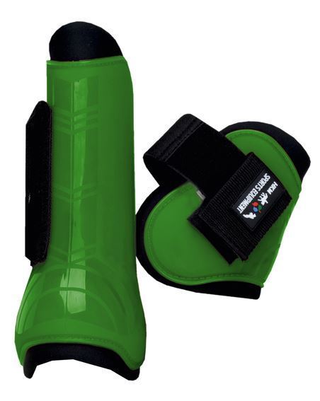 Schutz Stoßdämpfende Sprungsehne Fetlock Stiefel Set Pferde Pony/Kolben/Voll - Bild 8 von 17