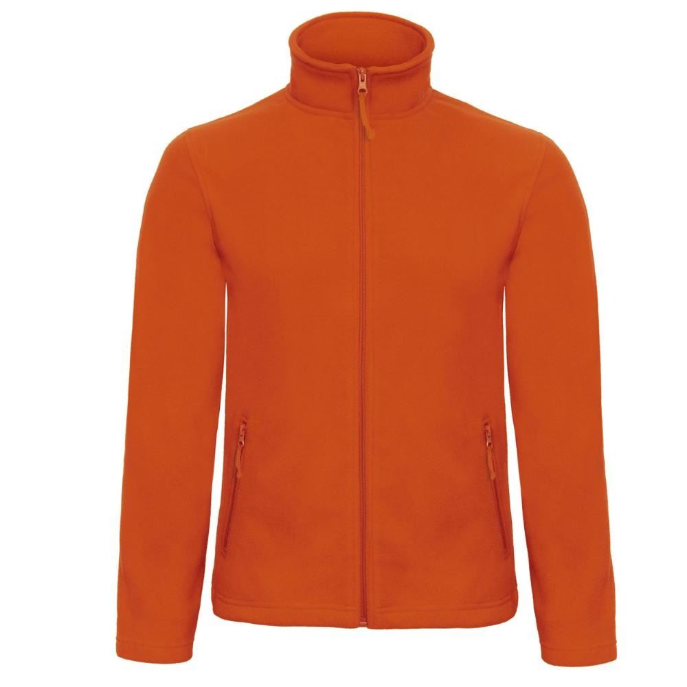 Mens Fleece Jacket Full Zip Casual Zipped Pocket Long Sleeves Open Hem Jacket - Picture 7 of 9