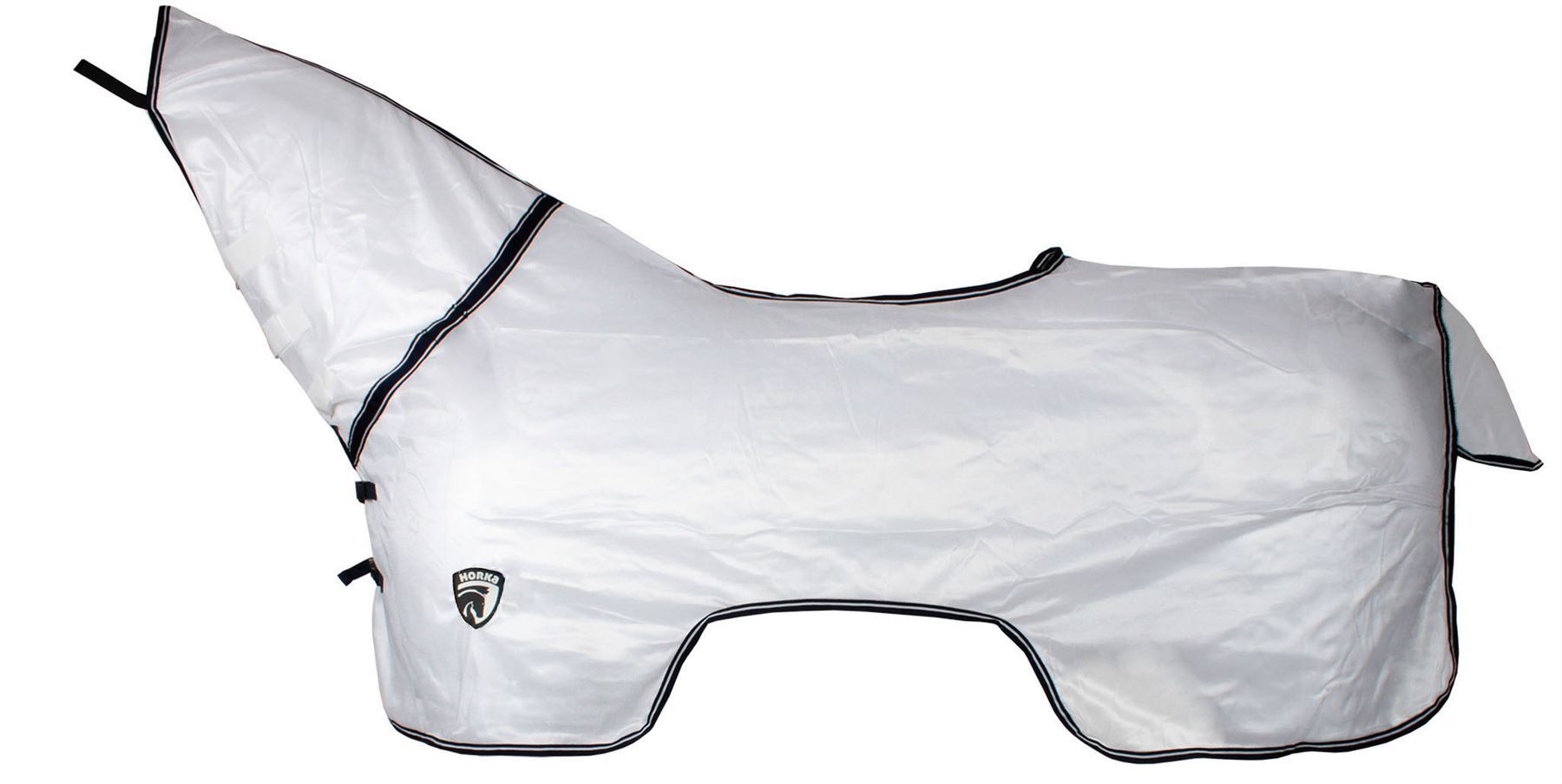 Horse Fly Rug Sheet Combo Neck Lightweight Zebra Cover Protection Mesh Blanket - Picture 14 of 18