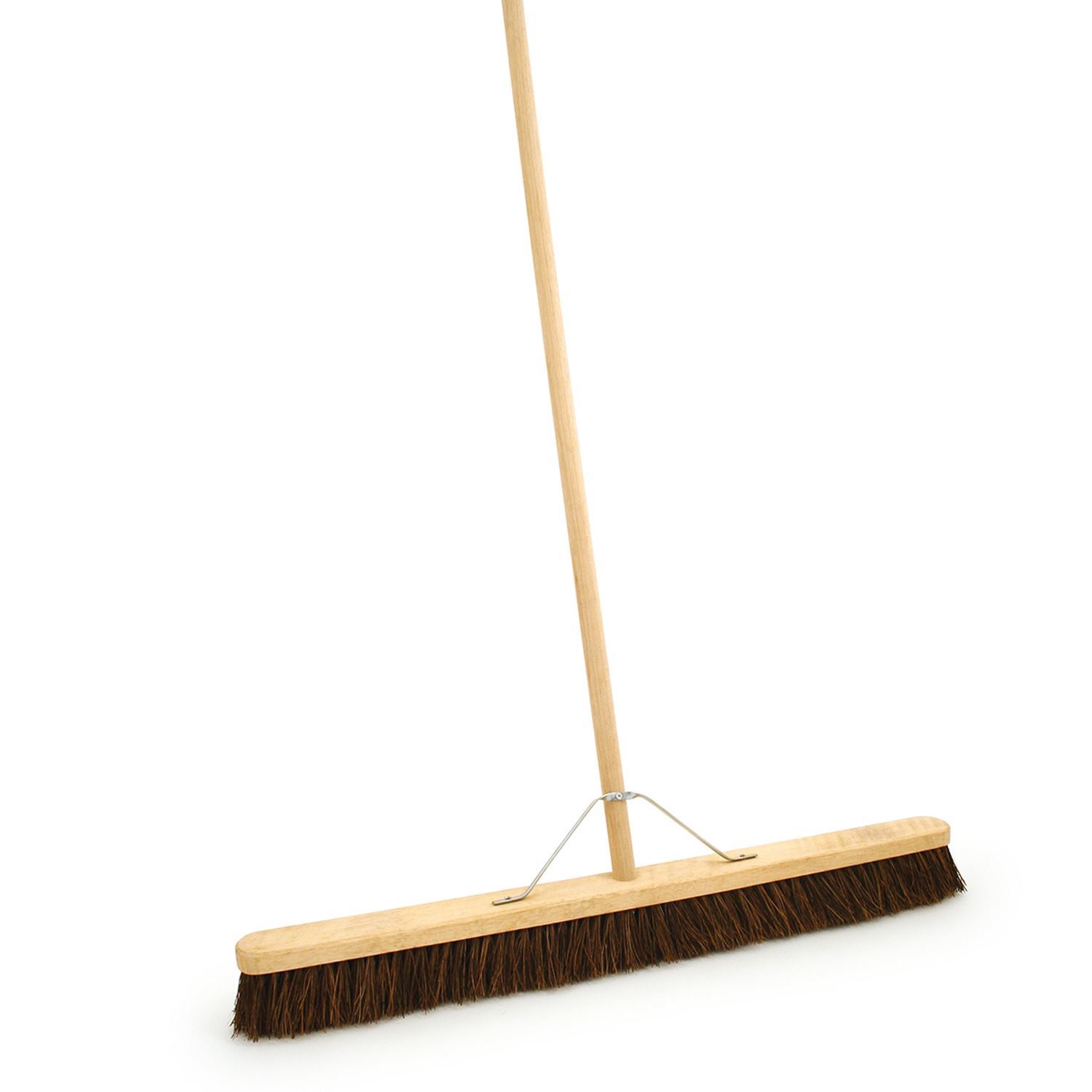 Spartan Women Broom Bassine 4ft 6' Handle Yard Stable Cleaning Garden Brush NEW - Picture 2 of 2