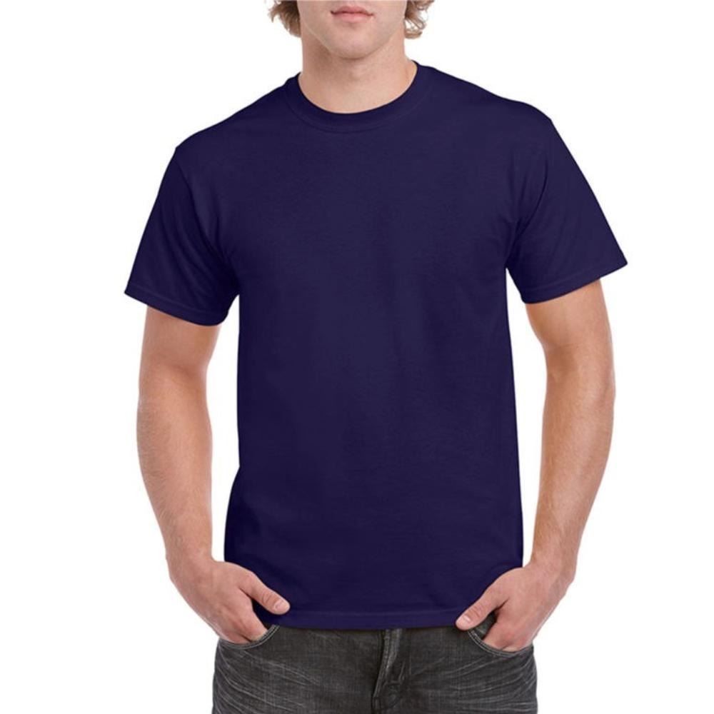 Mens Cotton T-Shirt Adult Soft Short Sleeves Round Neck Plain Casual Tee Top - Picture 32 of 52