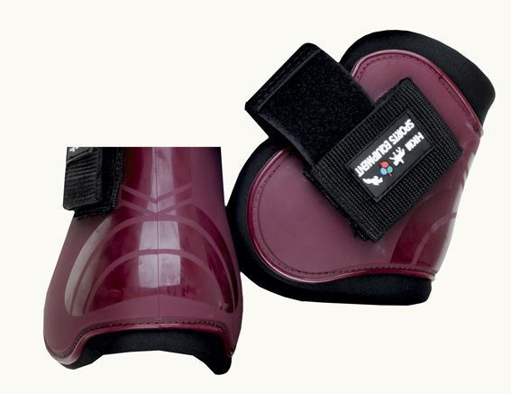 Schutz Stoßdämpfende Sprungsehne Fetlock Stiefel Set Pferde Pony/Kolben/Voll - Bild 17 von 17