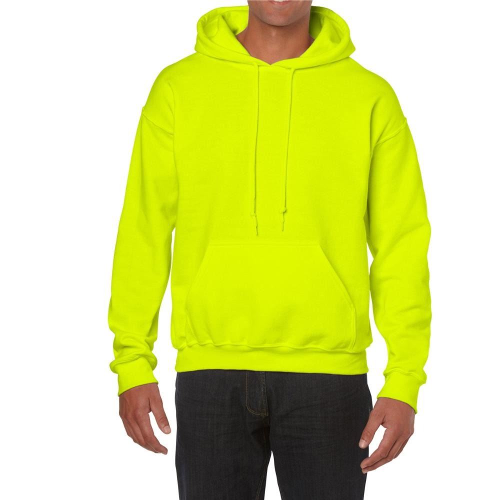 Mens Hooded Sweatshirt Plain Long Sleeves Pull Over Pockets Drawstring Jumper - Picture 29 of 34