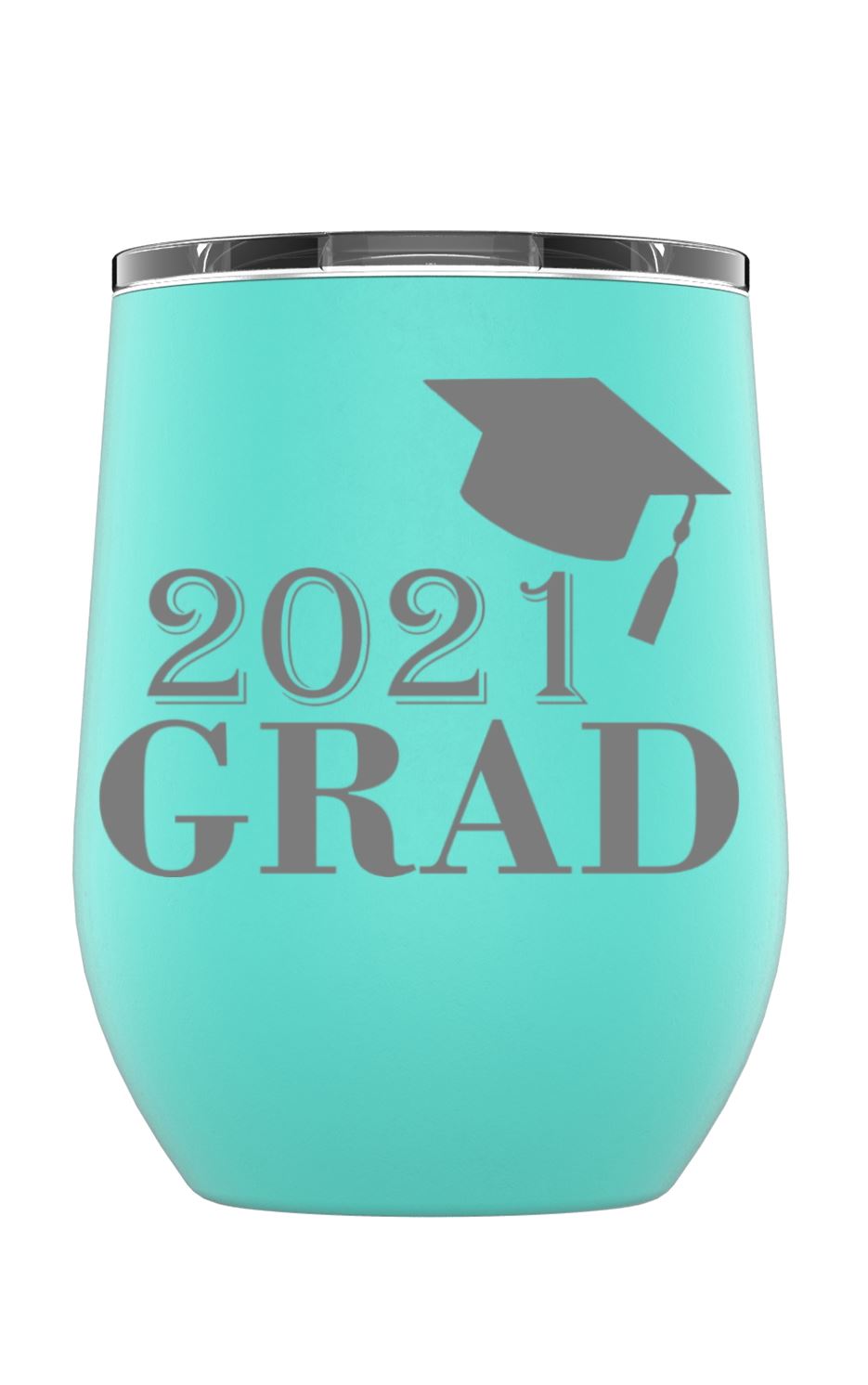 Laser Engraved 2021 GRAD Stainless Steel tumbler + Lid - Picture 18 of 21