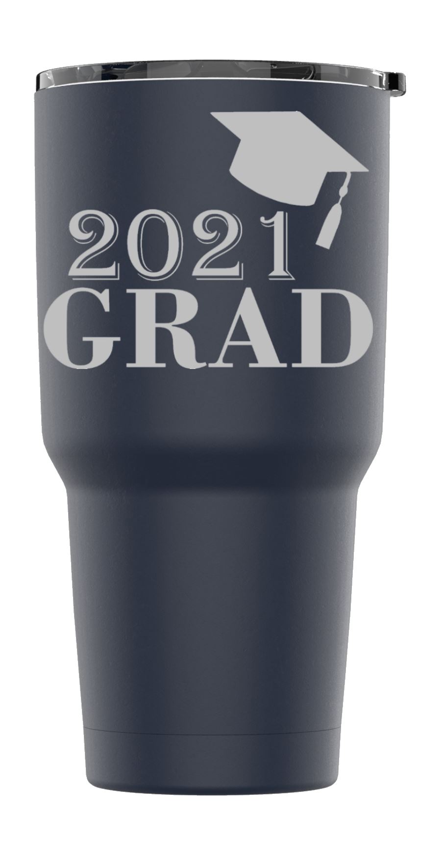 Laser Engraved 2021 GRAD Stainless Steel tumbler + Lid - Picture 11 of 21