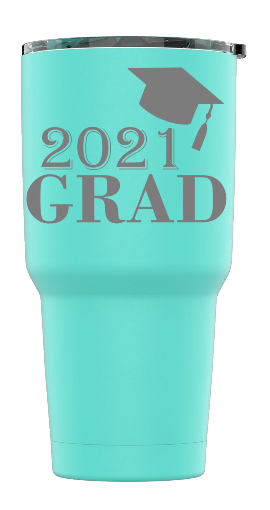 Laser Engraved 2021 GRAD Stainless Steel tumbler + Lid - Picture 17 of 21