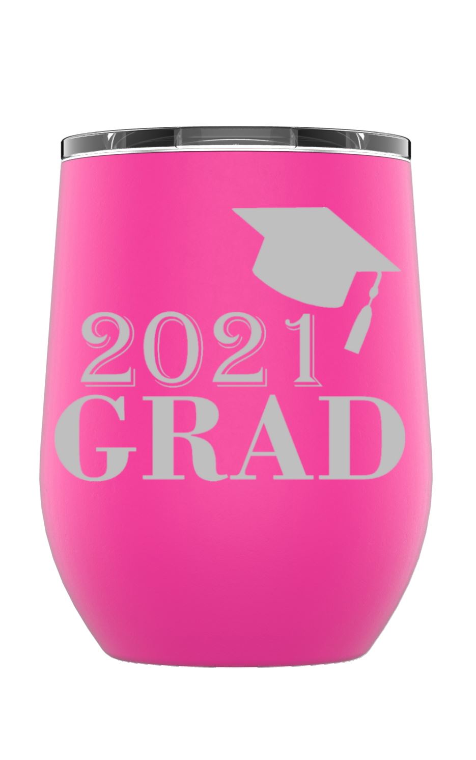 Laser Engraved 2021 GRAD Stainless Steel tumbler + Lid - Picture 15 of 21