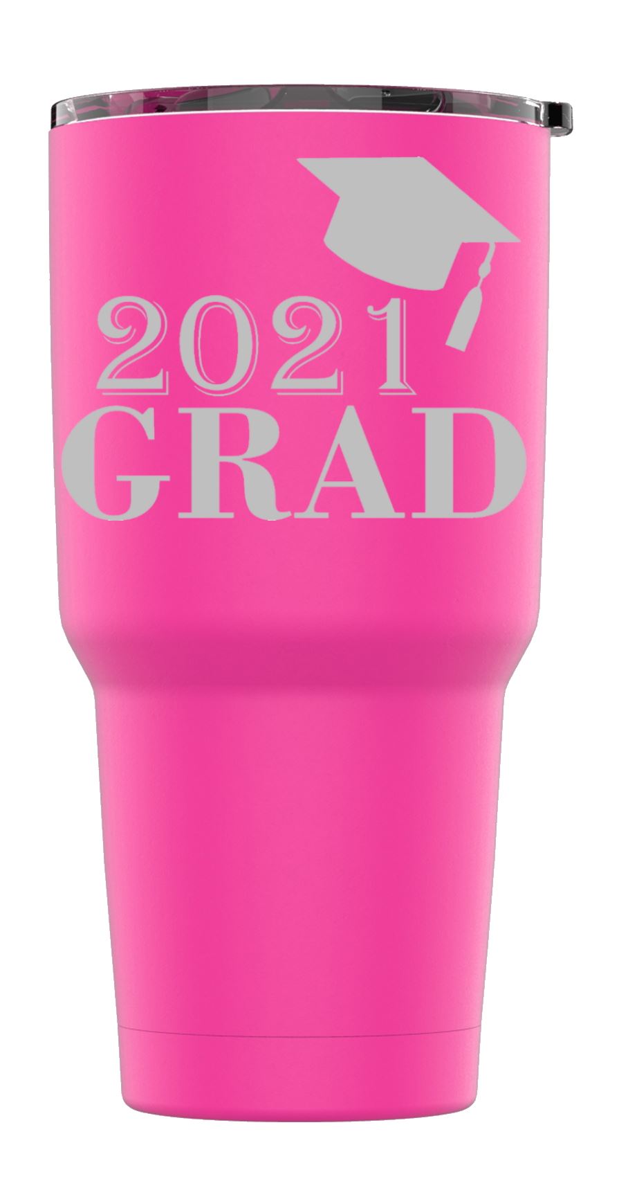 Laser Engraved 2021 GRAD Stainless Steel tumbler + Lid - Picture 14 of 21
