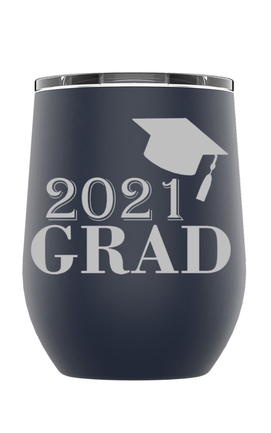 Laser Engraved 2021 GRAD Stainless Steel tumbler + Lid - Picture 12 of 21