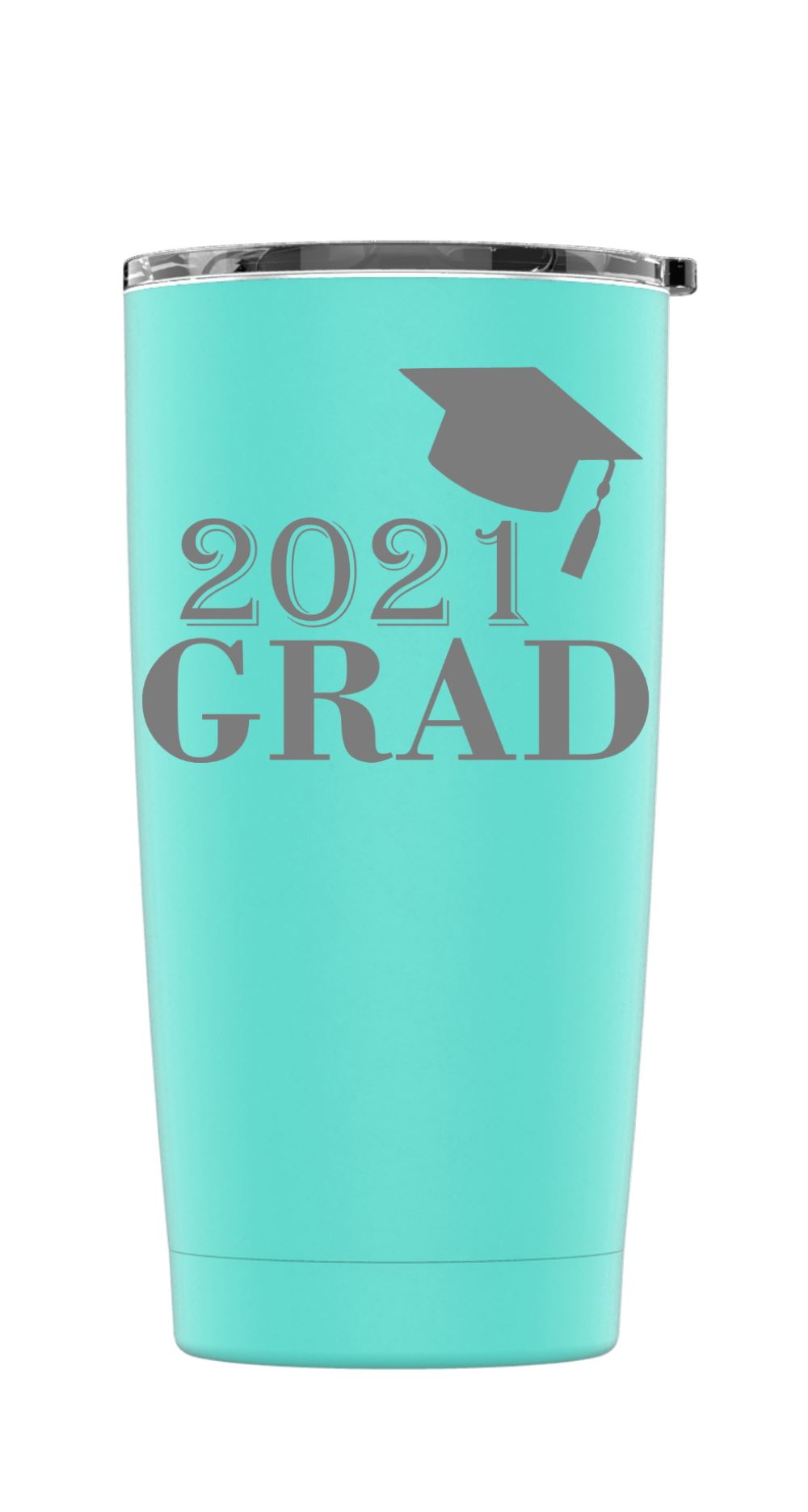 Laser Engraved 2021 GRAD Stainless Steel tumbler + Lid - Picture 16 of 21