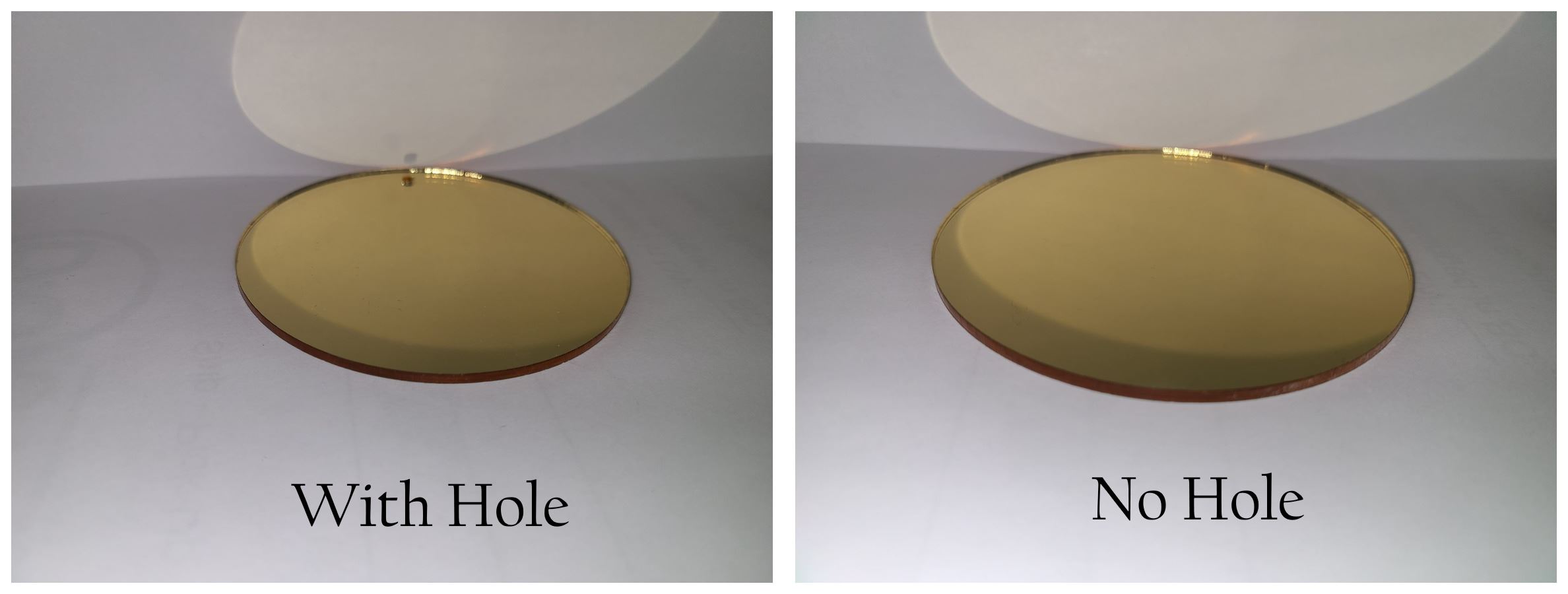 100 Laser Cut GOLD Mirror Acrylic Blank Round Discs - DIY Crafts Keychains - Photo 5 sur 11