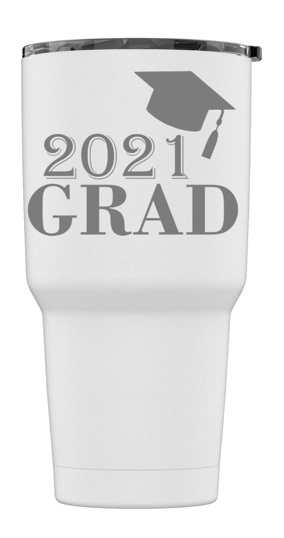 Laser Engraved 2021 GRAD Stainless Steel tumbler + Lid - Picture 20 of 21