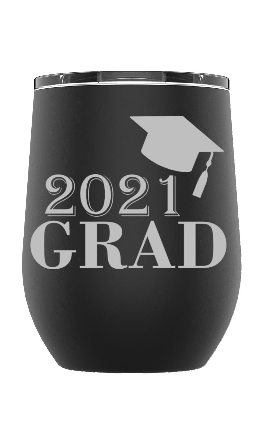 Laser Engraved 2021 GRAD Stainless Steel tumbler + Lid - Picture 8 of 21