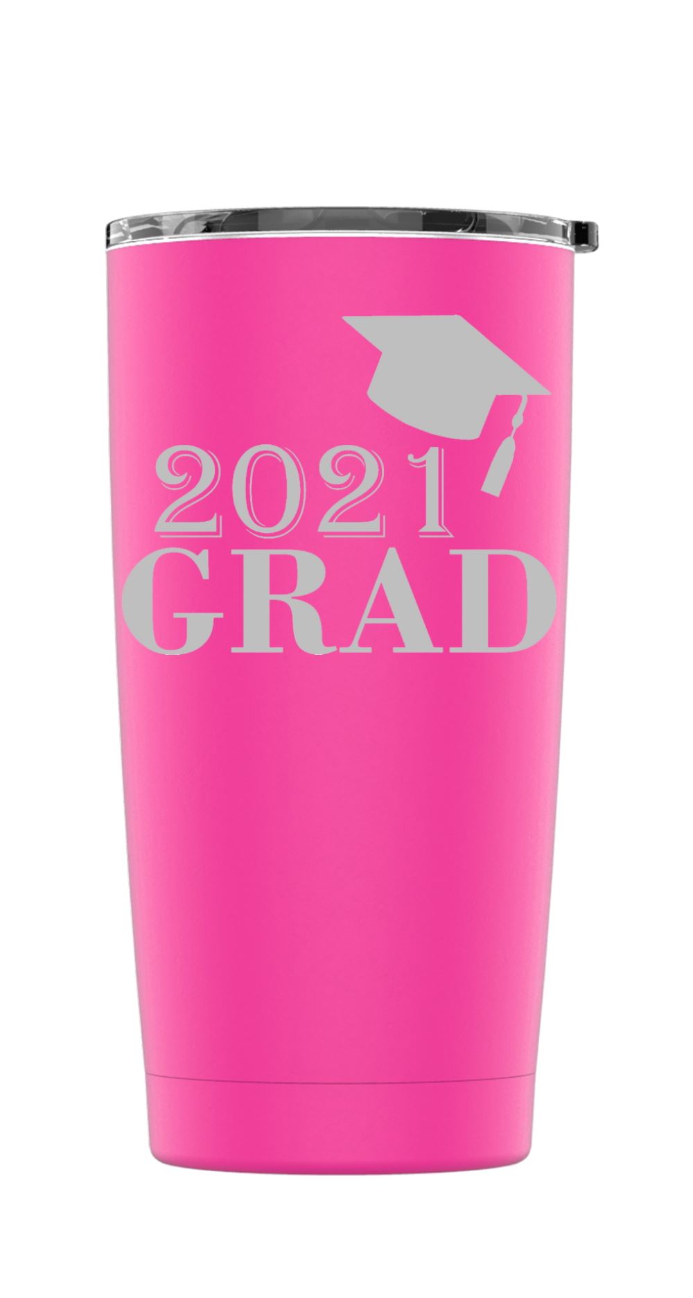 Laser Engraved 2021 GRAD Stainless Steel tumbler + Lid - Picture 13 of 21