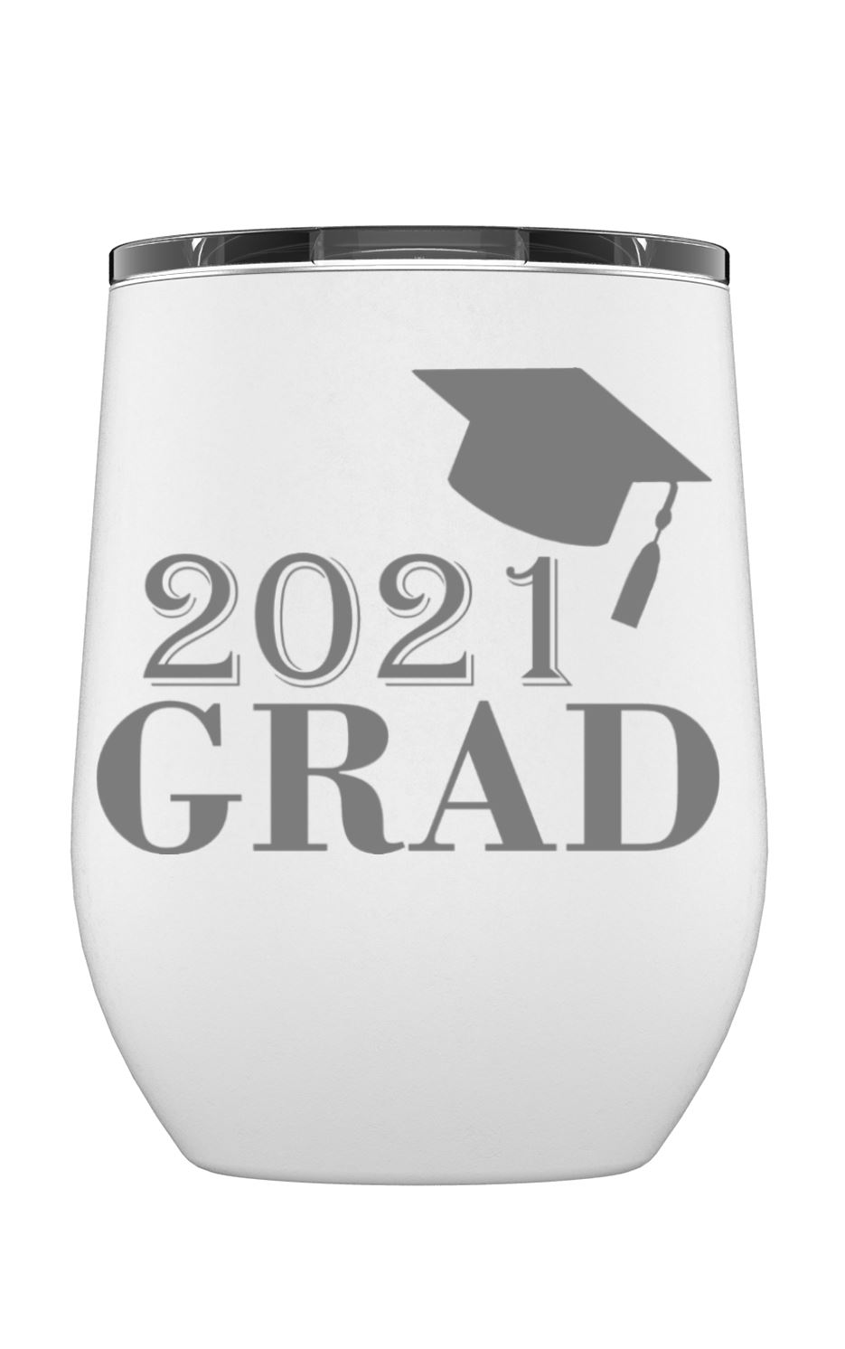 Laser Engraved 2021 GRAD Stainless Steel tumbler + Lid - Picture 21 of 21