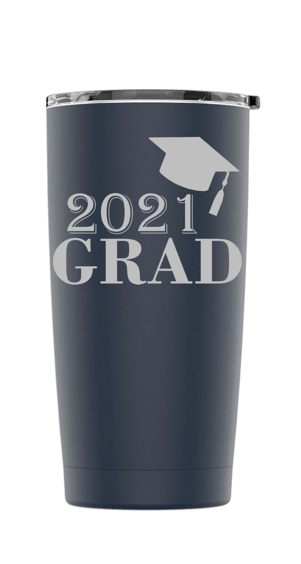 Laser Engraved 2021 GRAD Stainless Steel tumbler + Lid - Picture 10 of 21