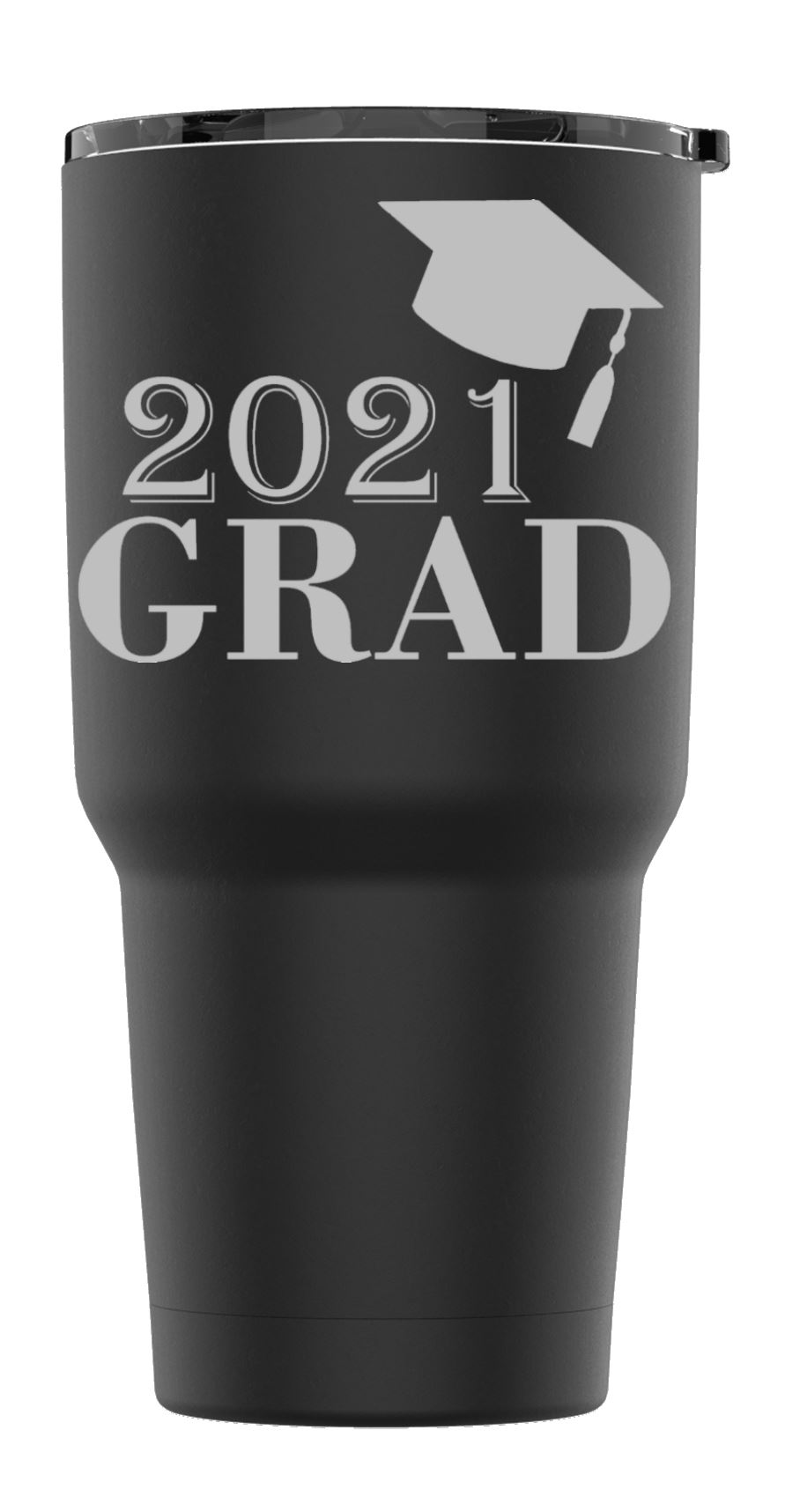 Laser Engraved 2021 GRAD Stainless Steel tumbler + Lid - Picture 7 of 21