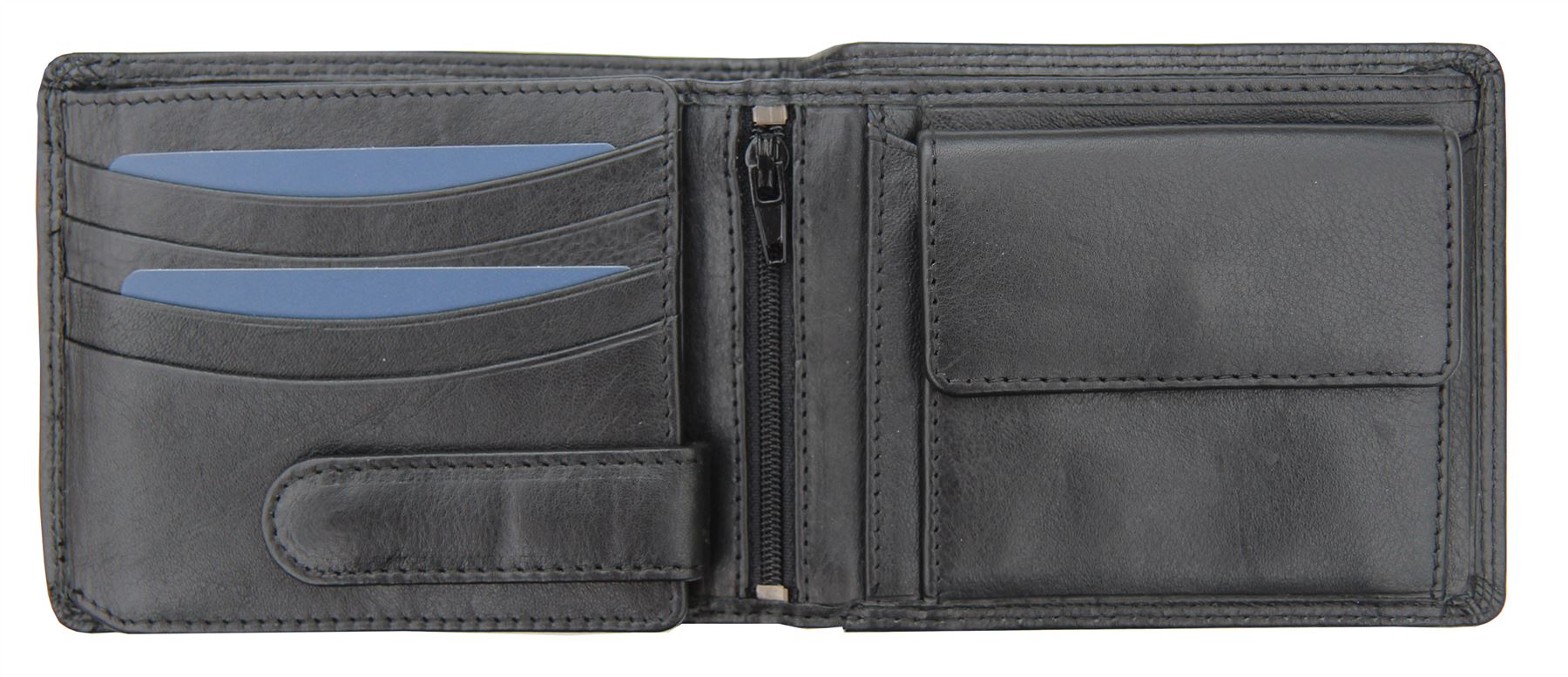 Primhide Mens Leather RFID Blocking Wallet Gents Notecase Card Holder 3898 Primhide Mens Leather RFID Blocking Wallet Gents Notecase Card Holder 3898