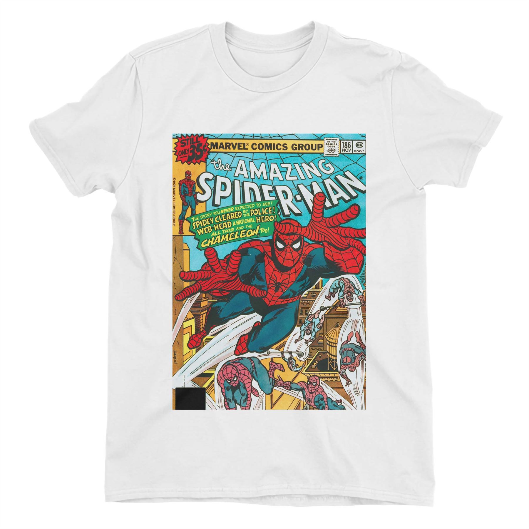 Marvel Stan Lee T-Shirt Avengers Hulk Spiderman Comic Unisex Adult Longsleev Top