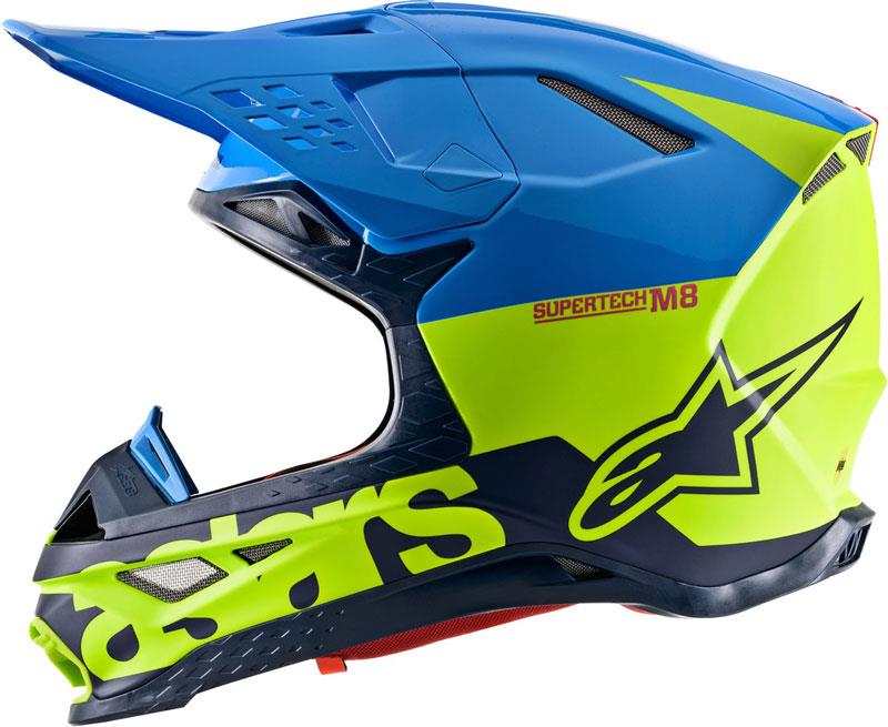 Alpinestars Supertech M8 Helmet Contact Dark Red/White XS Off Road MIPS DOT ECE - Picture 72 of 106