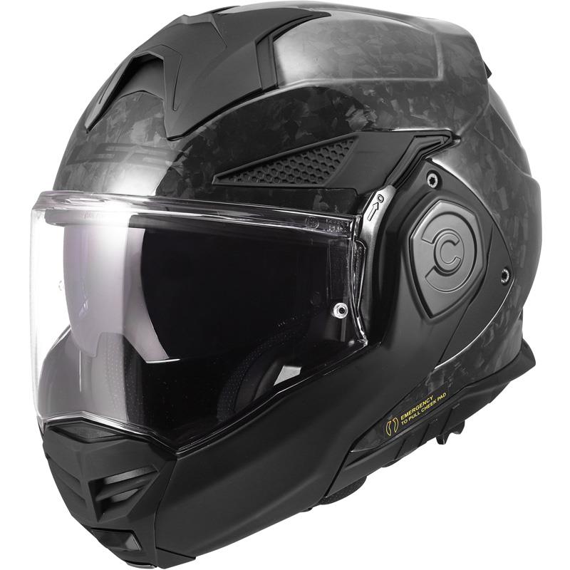 LS2 Advant X Carbon Helmet Modular Convertible Pinlock Inner Shied