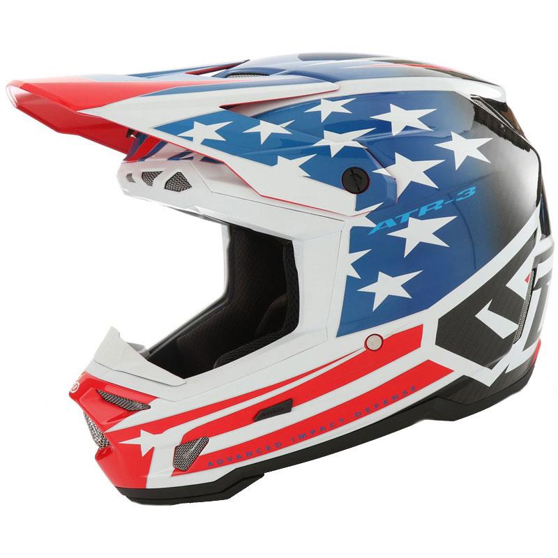 6D ATR-3 Helmet Off Road Dirt Bike Lightweight Speaker Pocket DOT FIM ECE XS-2XL - Picture 25 of 58