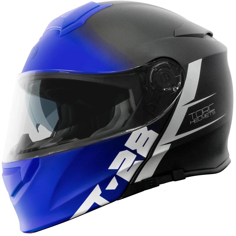 Torc T28 T28B Helmet Bluetooth or without - Flip Up Modular Inner Shield DOT ECE - Picture 51 of 103