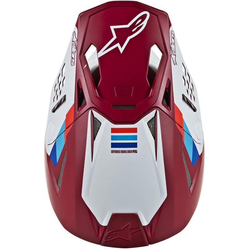 Alpinestars Supertech M8 Helmet Contact Dark Red/White XS Off Road MIPS DOT ECE - Picture 21 of 106