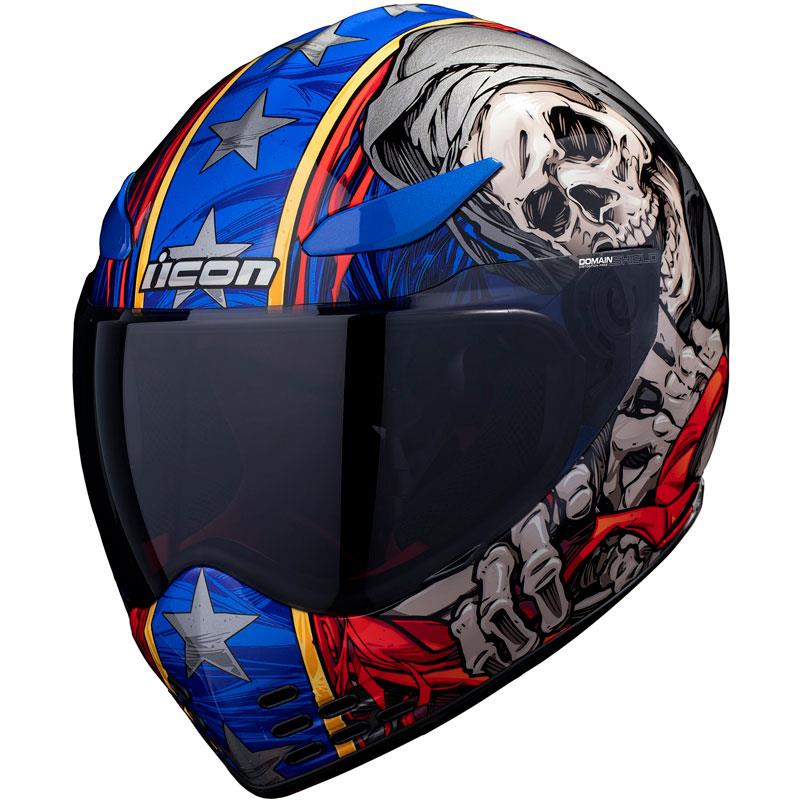 ICON Domain Motorcycle Helmet Full Face ADV Touring Lightweight DOT ECE XS-3XL - Picture 42 of 73