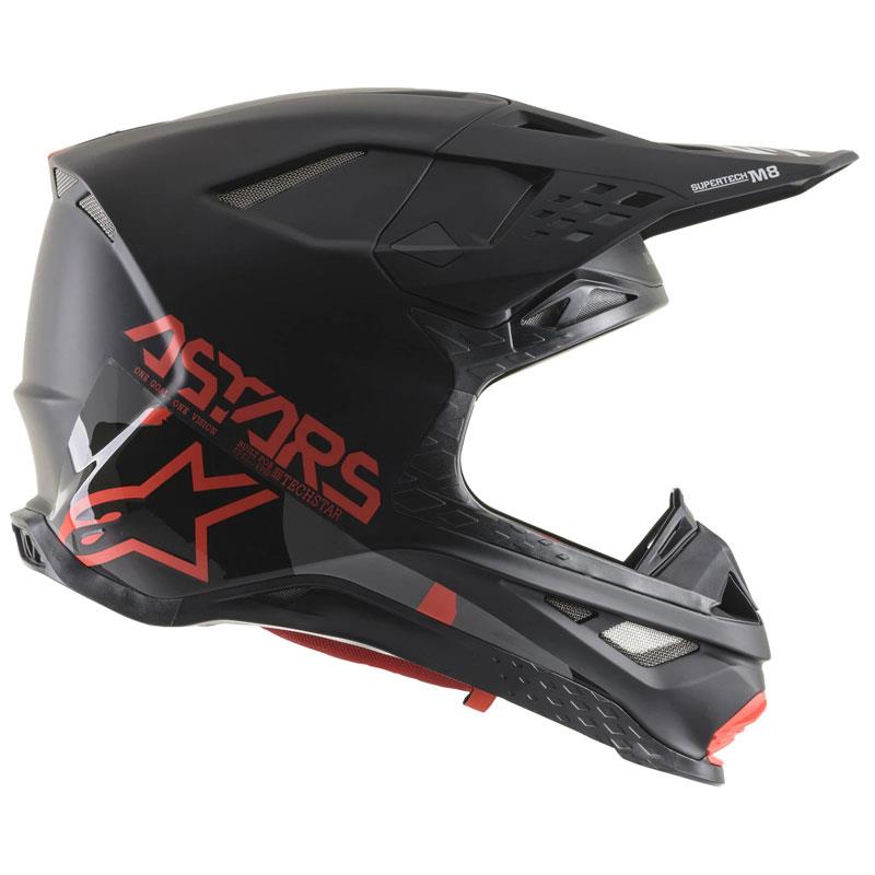 Alpinestars Supertech M8 Helmet Contact Dark Red/White XS Off Road MIPS DOT ECE - Picture 88 of 106