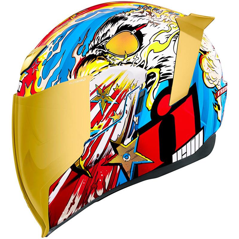 ICON Airform Helmet Inner Sun Shield HydraDry Removable Liner DOT ECE XS-3XL - Picture 27 of 78