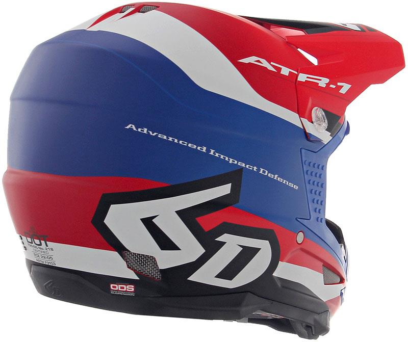 6D ATR-1 Helmet Off Road Dirt Bike MX Removable Liner XS-2XL DOT ECE ACU - Foto 37 di 68