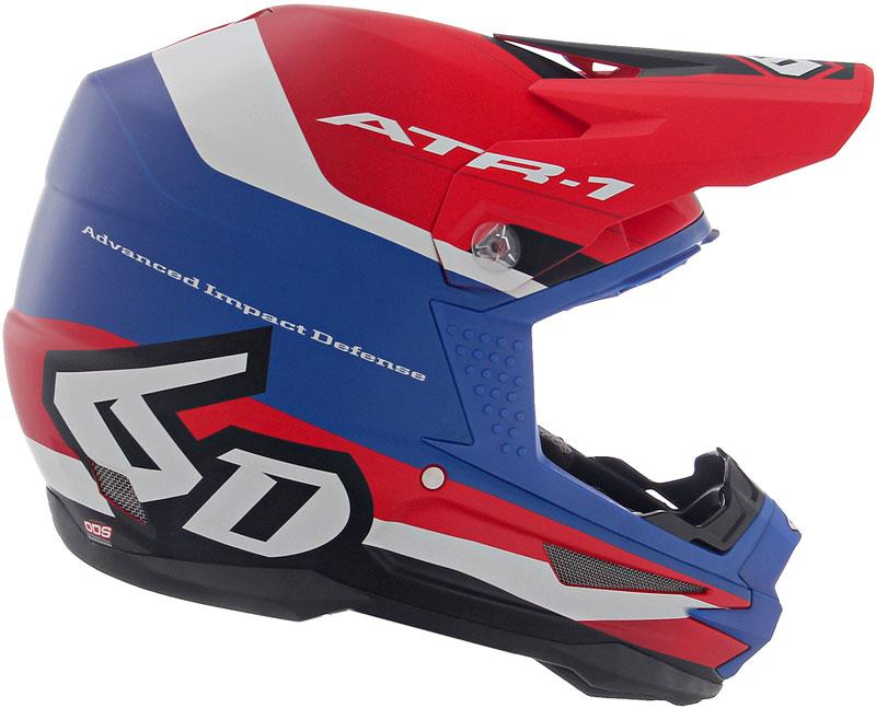 6D ATR-1 Helmet Off Road Dirt Bike MX Removable Liner XS-2XL DOT ECE ACU - Foto 34 di 68