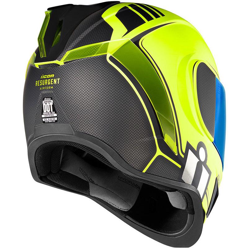 ICON Airform Helmet Inner Sun Shield HydraDry Removable Liner DOT ECE XS-3XL - Picture 71 of 78