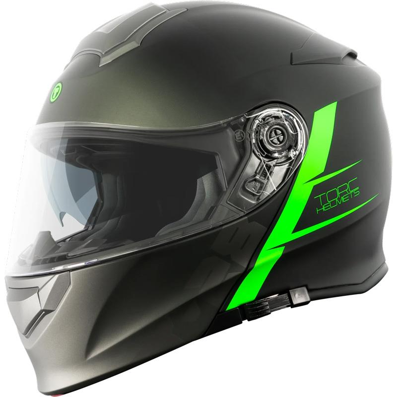 Torc T28 T28B Helmet Bluetooth or without - Flip Up Modular Inner Shield DOT ECE - Picture 59 of 103