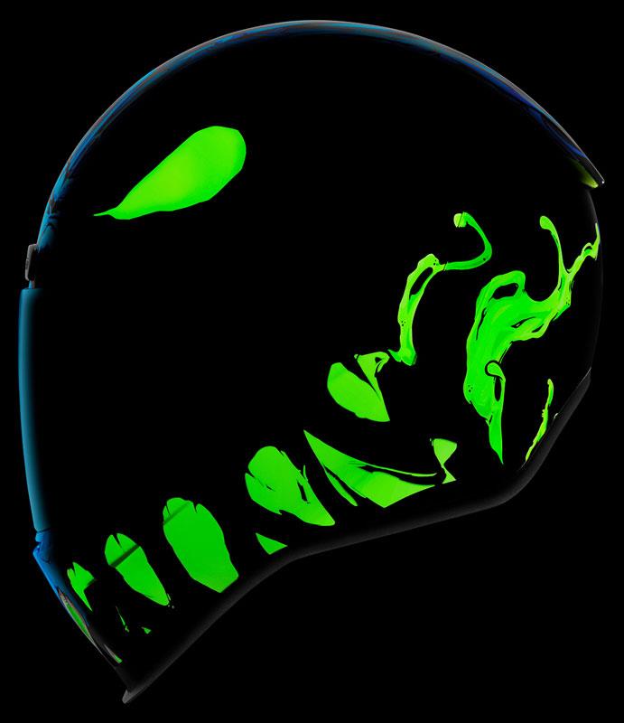 ICON Airform Helmet Inner Sun Shield HydraDry Removable Liner DOT ECE XS-3XL - Picture 37 of 78