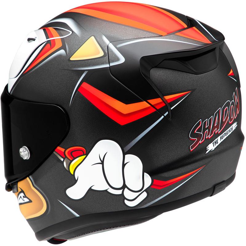 HJC RPHA 12N Shadow The Hedgehog Helmet Full Face Moisture Wicking DOT ECE S-2XL - Picture 9 of 9