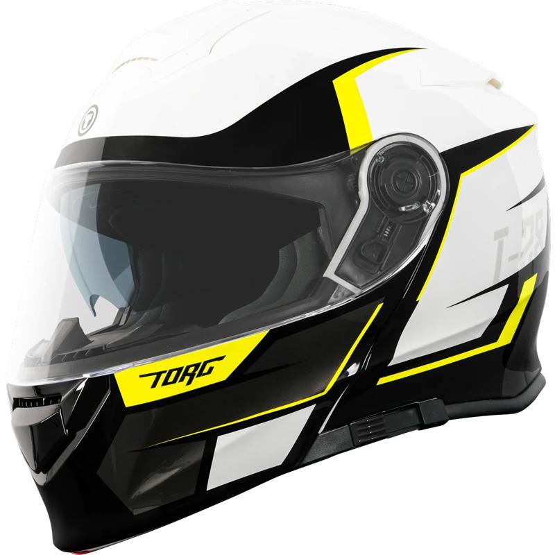 Torc T28 T28B Helmet Bluetooth or without - Flip Up Modular Inner Shield DOT ECE - Picture 97 of 103