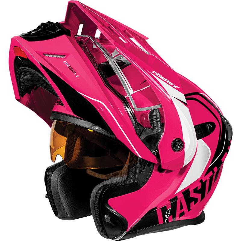 Castle X CX950 V2 Helmet Modular Flip Up Anti-Fog Inner Sun Shield DOT XS-3XL - Picture 24 of 54