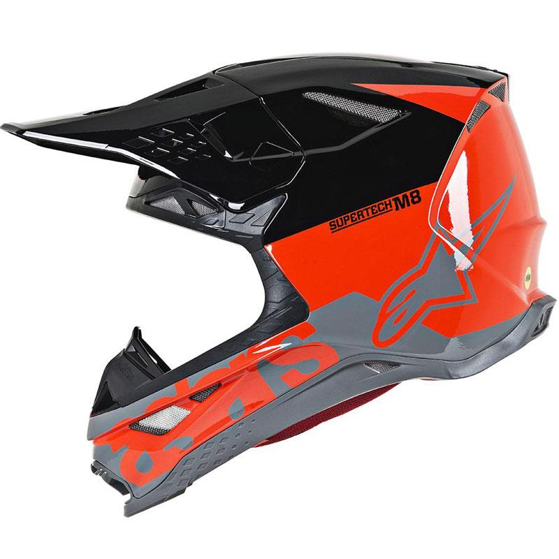 Alpinestars Supertech M8 Helmet Contact Dark Red/White XS Off Road MIPS DOT ECE - Picture 51 of 106
