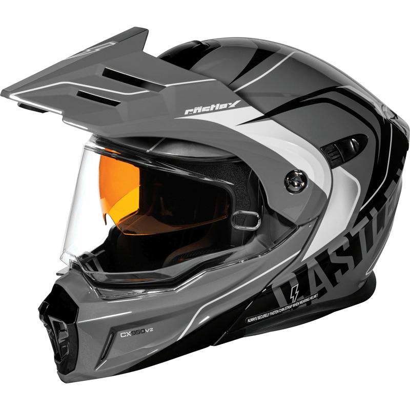 Castle X CX950 V2 Helmet Modular Flip Up Anti-Fog Inner Sun Shield DOT XS-3XL - Picture 17 of 54