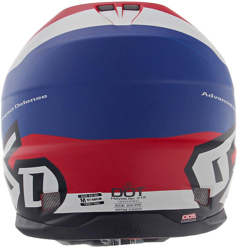 6D ATR-1 Helmet Off Road Dirt Bike MX Removable Liner XS-2XL DOT ECE ACU - Foto 38 di 68