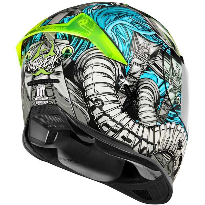 ICON Airframe Pro 2024 Helmet Moisture Wicking Anti-Fog Shield DOT ECE XS-3XL - Bild 19 von 34