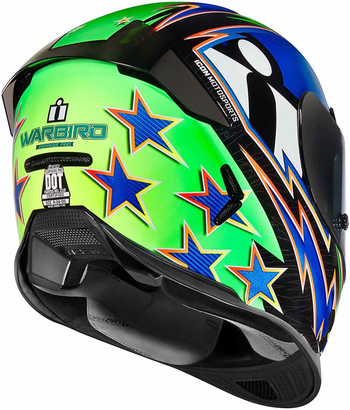 ICON Airframe Pro Helmet Inner Sun Shield Hydradry Liner DOT ECE 2XS-3XL