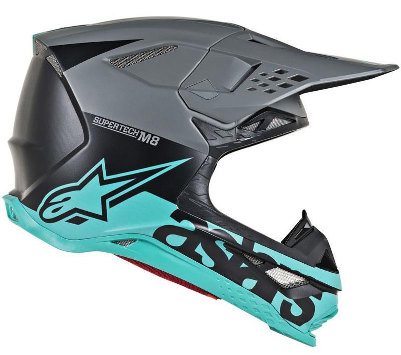Alpinestars Supertech M8 Helmet Contact Dark Red/White XS Off Road MIPS DOT ECE - Picture 45 of 106