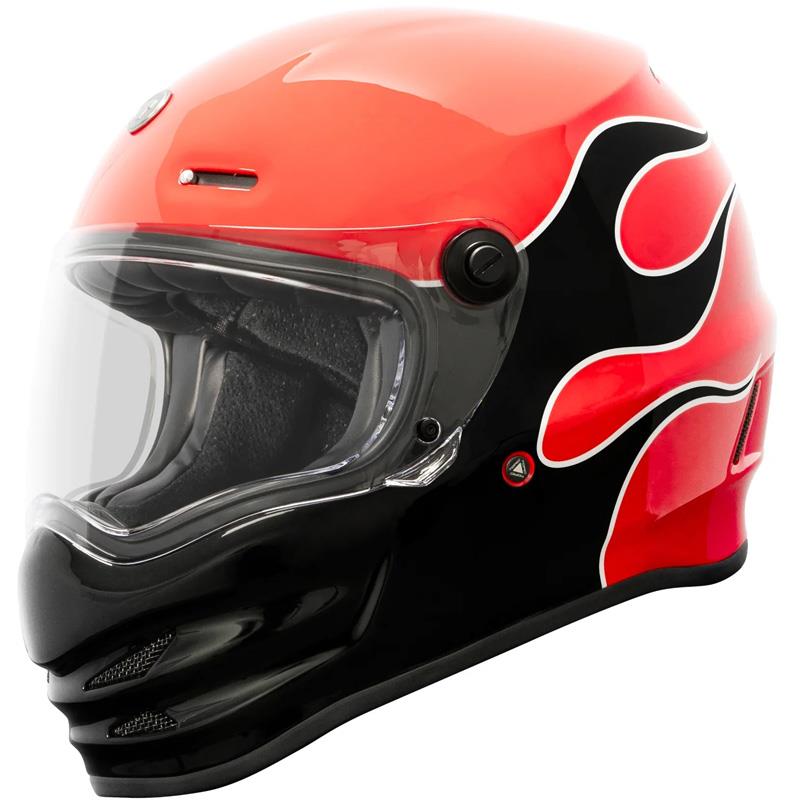 Torc Pomona T9 Helmets Motorcycle Full Face Retro Anti- Fog Shield DOT XS-2XL - Picture 34 of 49