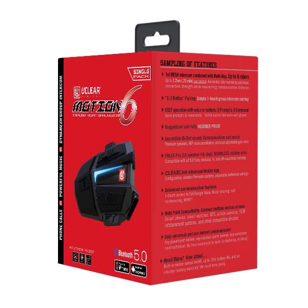 UCLEAR Motion 6 Bluetooth Helmet Audio System